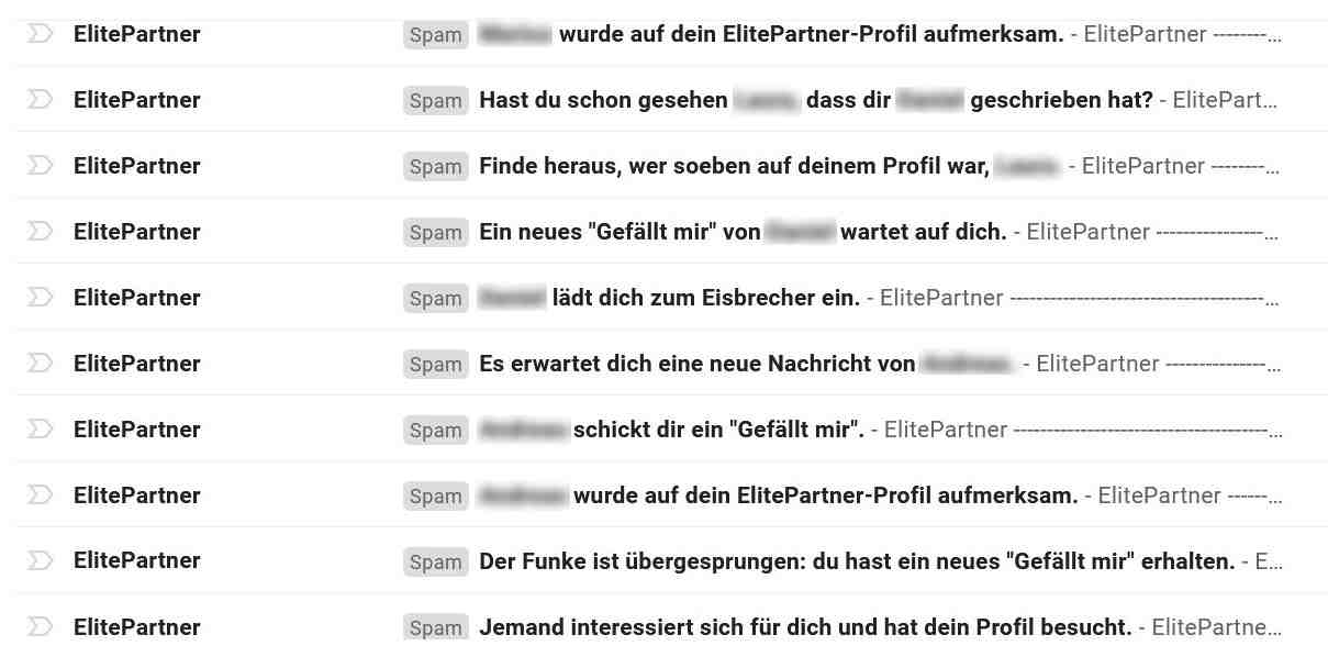 ElitePartner - E-Mails